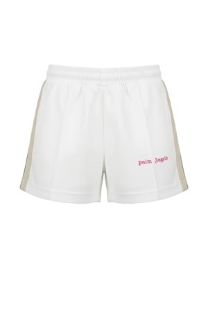 side-stripe logo-detail shorts PALM ANGELS KIDS | PGCL001S26FAB001002